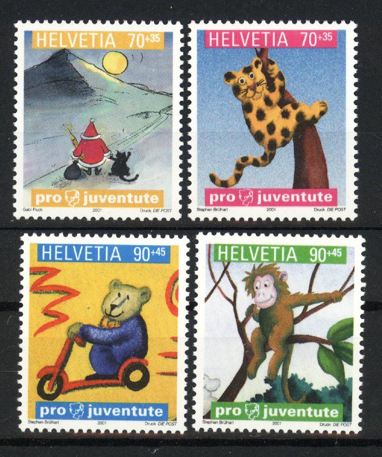 Tutti i francobolli: 2001, Pro Juventute (2) ** – Usato da Willisau venduto da Vollstempel