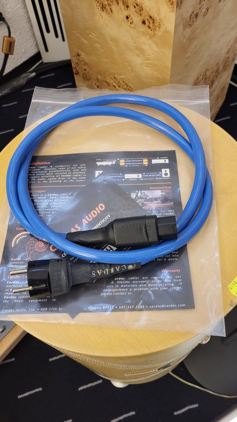 Cavi: Cardas QuadLink Power Cord – Usato da Schaan venduto da hifiproject