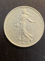 France, RARE 1.- FF 1962 Nickel 