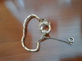 Bracelet porte-montre à gousset début 20ème siècle