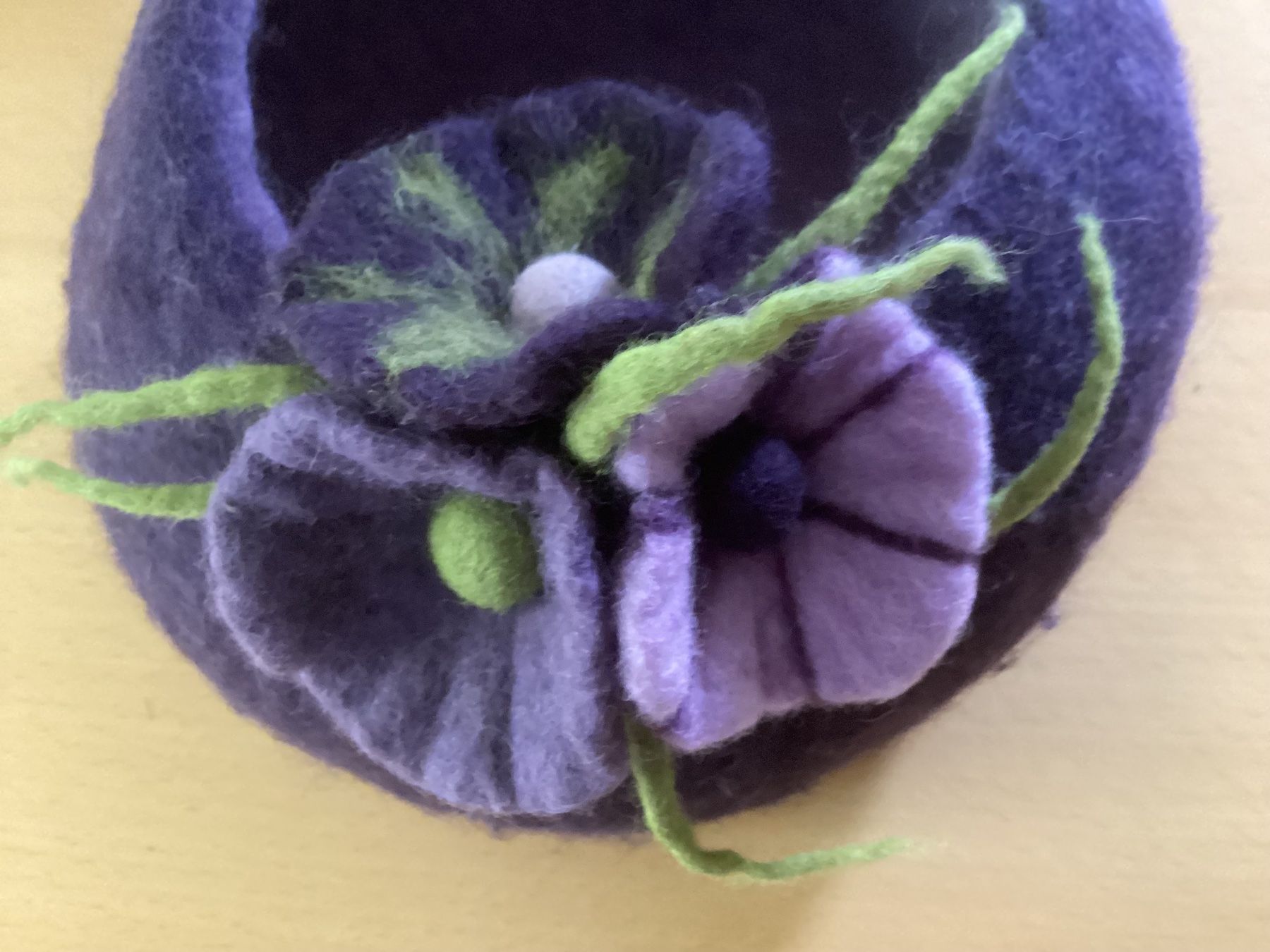 Tutte le decorazioni: Handgemachte Filzschale, violett, lila – Nuovo (secondo la descrizione) da Muttenz venduto da bar_ws7n 1