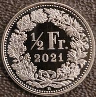 50 Rappen 2021 stgl. / aus Münzsatz