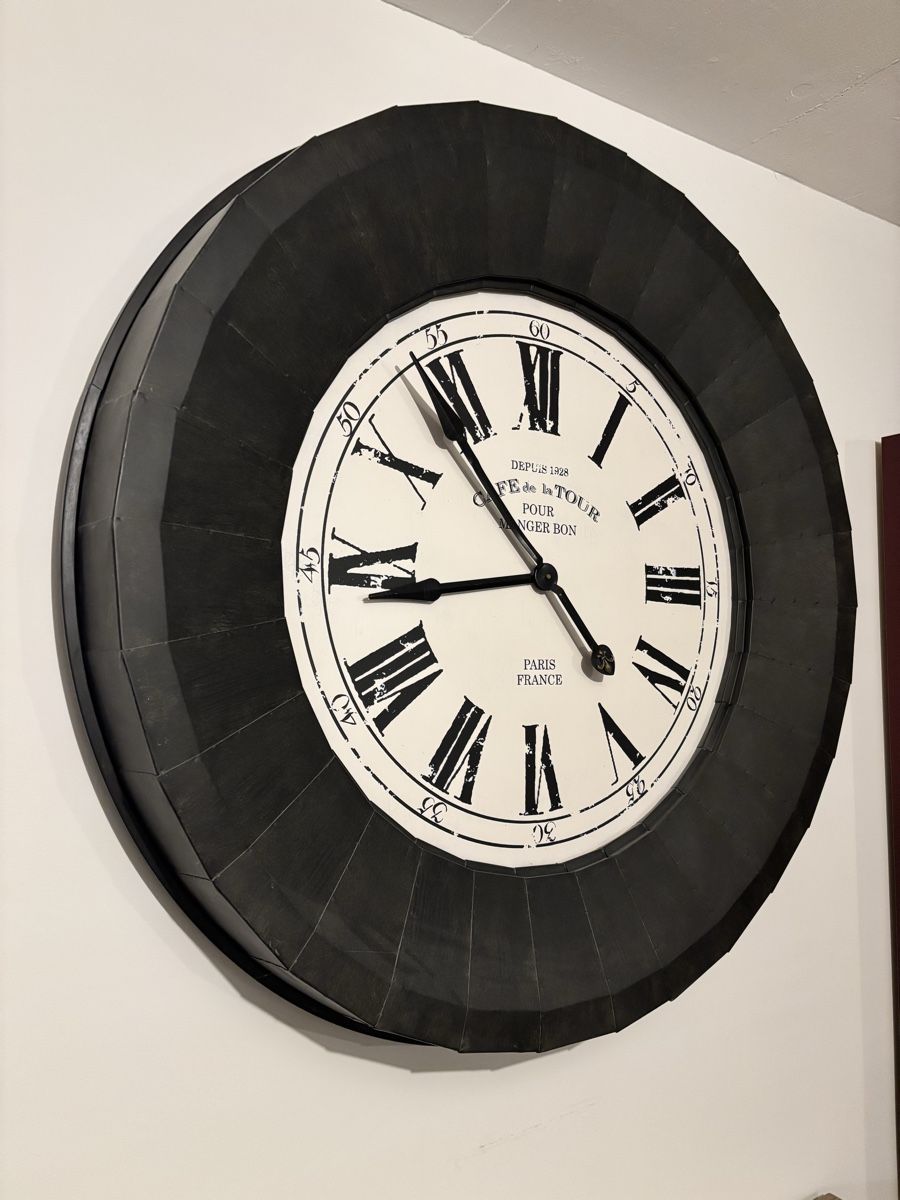 Orologi: Grosse Wanduhr, 110cm Durchmesser – Usato da Schlieren venduto da _jea_ 1