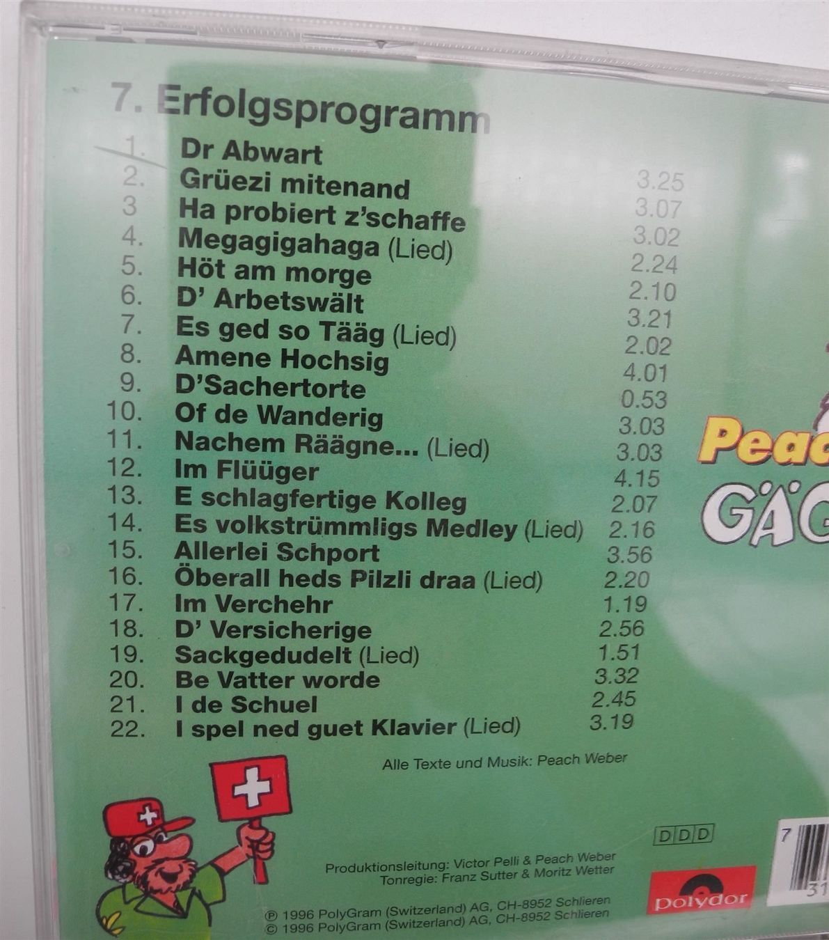 CD: 2 x Peach Weber CD, Nr. g42 – Usato da Kottwil venduto da Crazyrolf 2