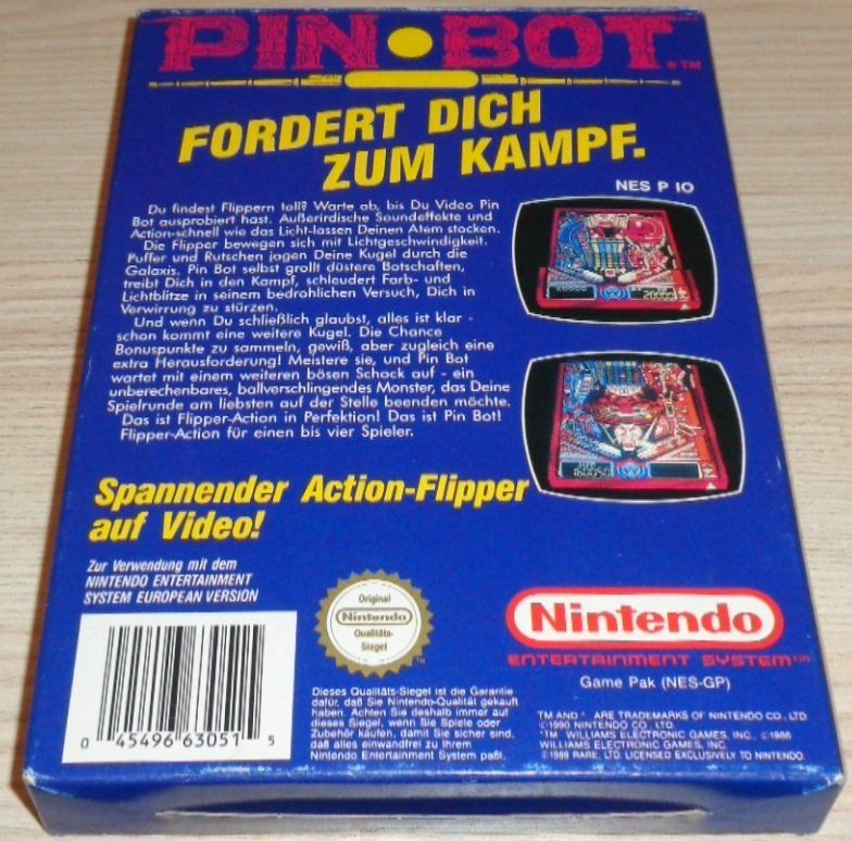 Giochi: Pin Bot (NES) – Usato da Thun venduto da Gameparadise 1