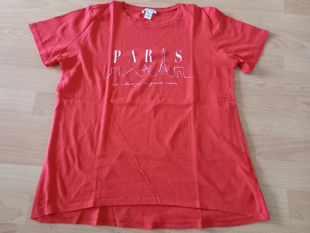 T-Shirt mit 'Paris' Print - Grösse S