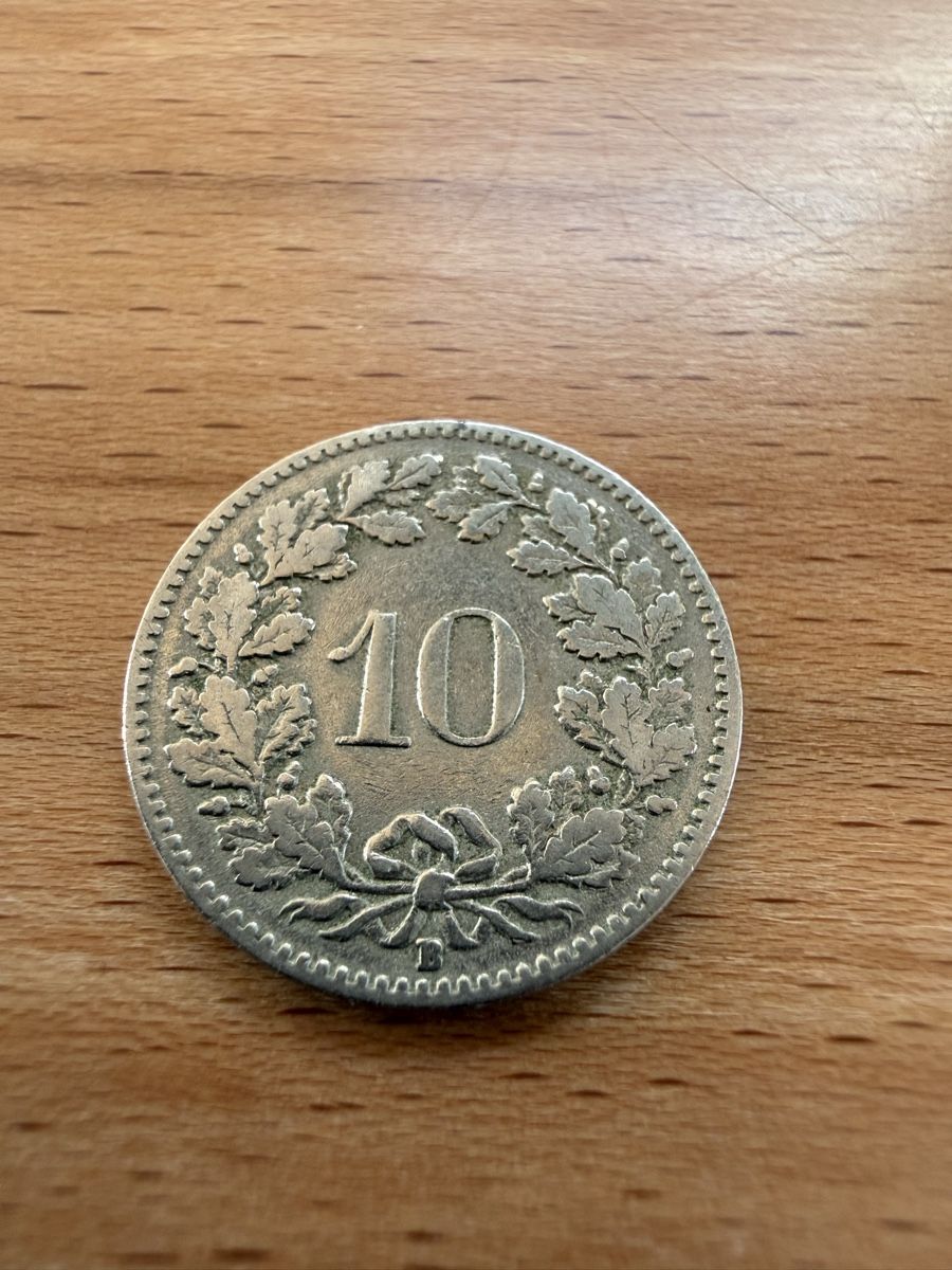 Alle Münzen: 10 Rappen Münze 1914 – Gebraucht aus Grenchen von Bastet007 3