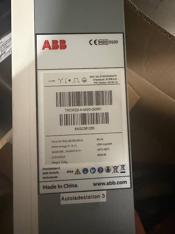 Caricabatterie: Ladestation ABB Terra AC 22kwh – Usato da Pfungen venduto da barcelonista1999 1