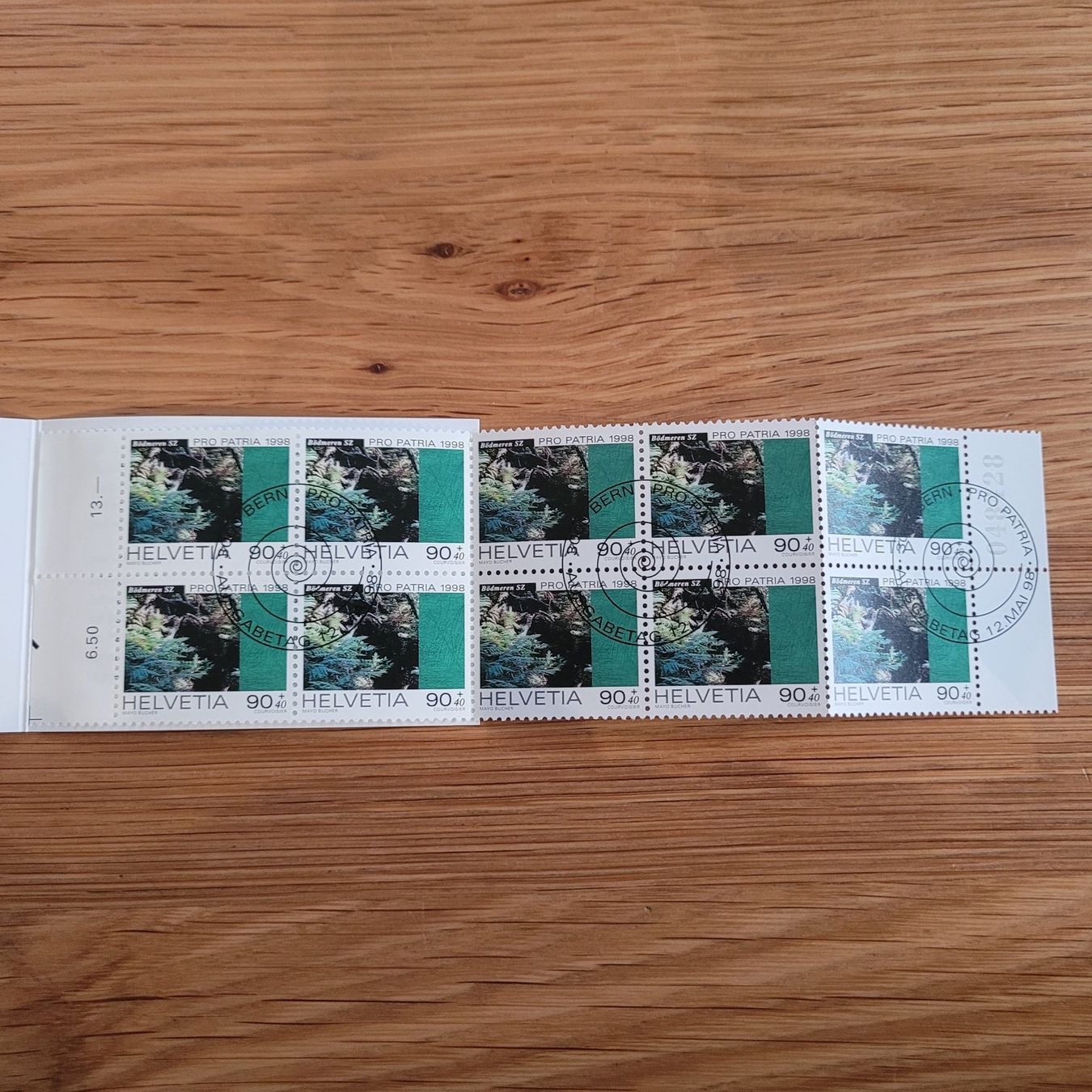 Alle Briefmarken: Markenheftchen Carnet De Timbre Pro Patria – Gebraucht aus Biel/Bienne von Destockweb 2