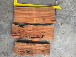 3 Zwetschgen-Bretter, ideal für DIY Projekte! gemäss Bilder