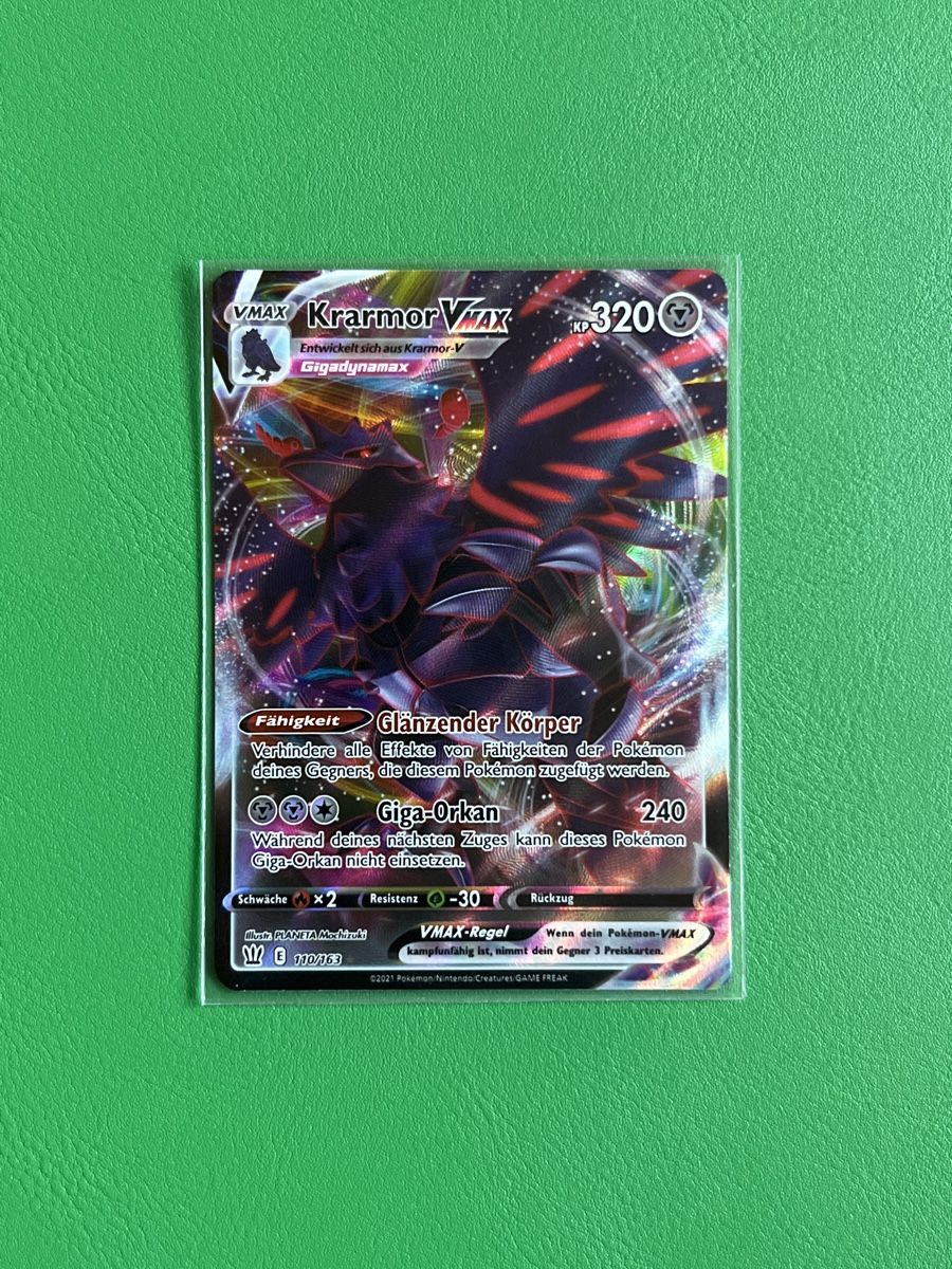 Pokémon Carte collezionabili: Pokemon Kramor Vmax 110/163 – Nuovo (secondo la descrizione) da Lommiswil venduto da diti_89