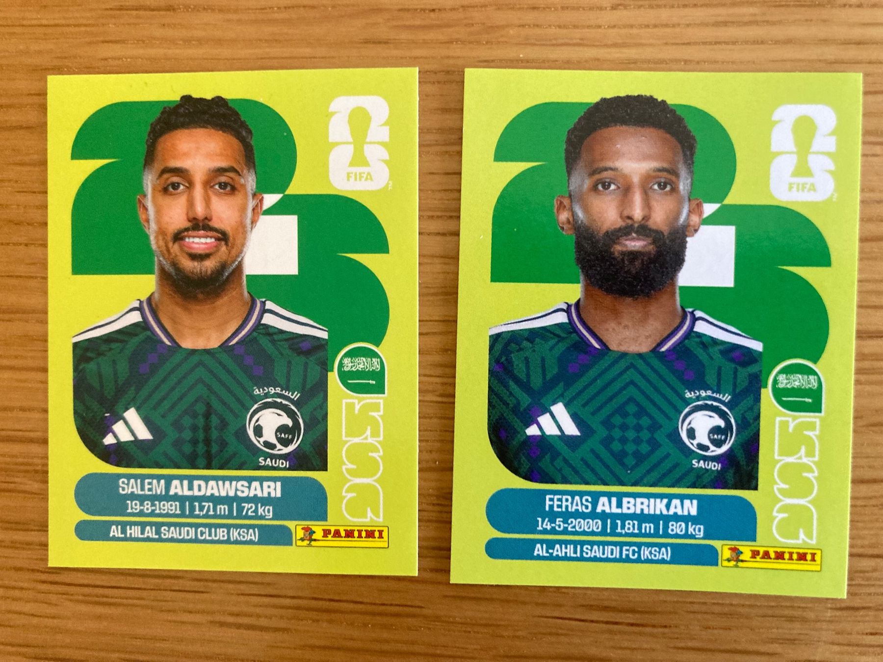 Panini Carte collezionabili: WM Sticker KSA 16, 18 – Nuovo (secondo la descrizione) da Winterthur venduto da Whitefish