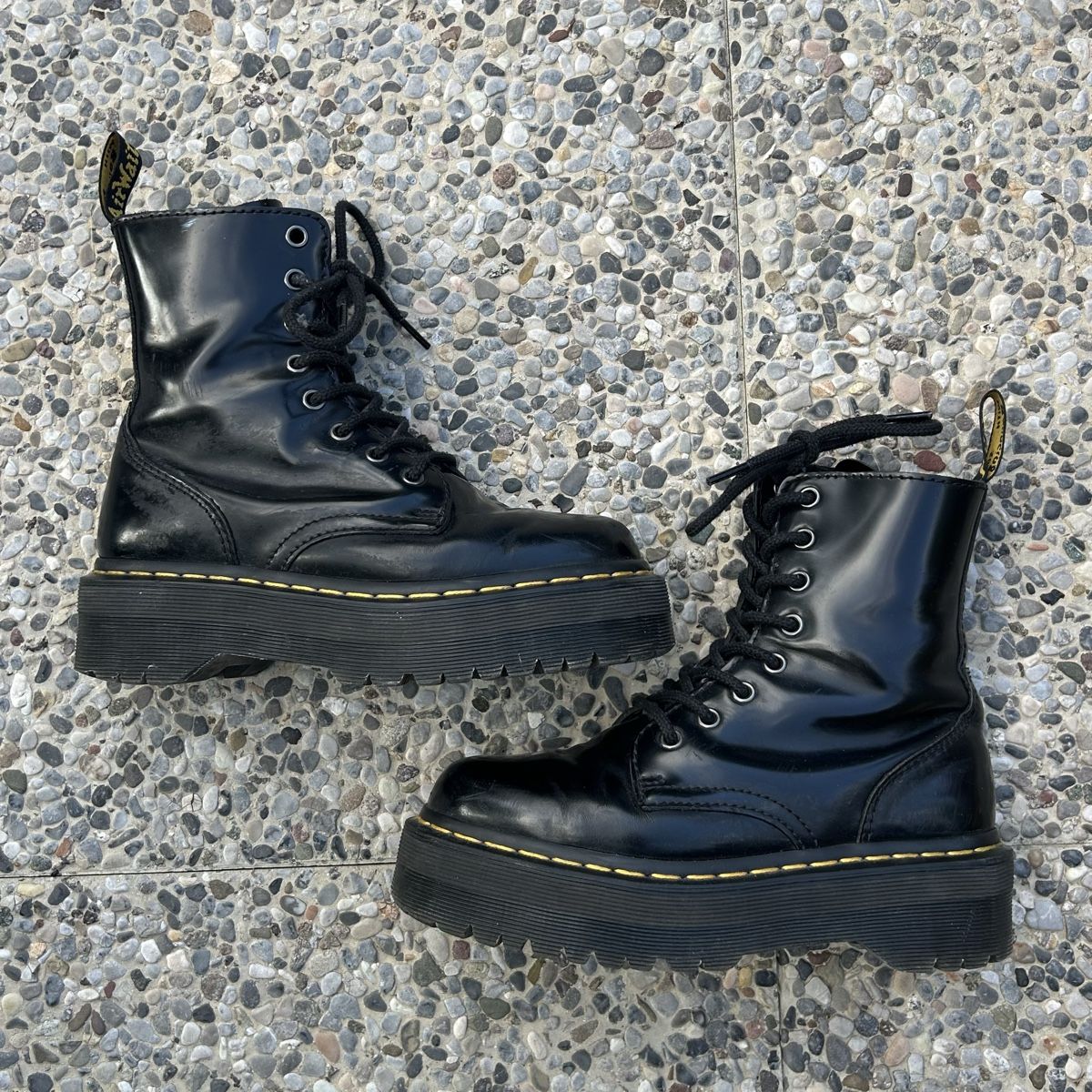 Dr. Martens Scarpe da uomo: Dr. Martens JADON boots black – Usato da brent venduto da fukusapes