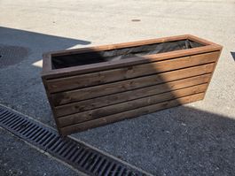 bac a fleur en bois 