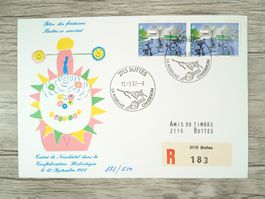TR62 Enveloppe + Timbre Suisse 1987 - 500 Ex
