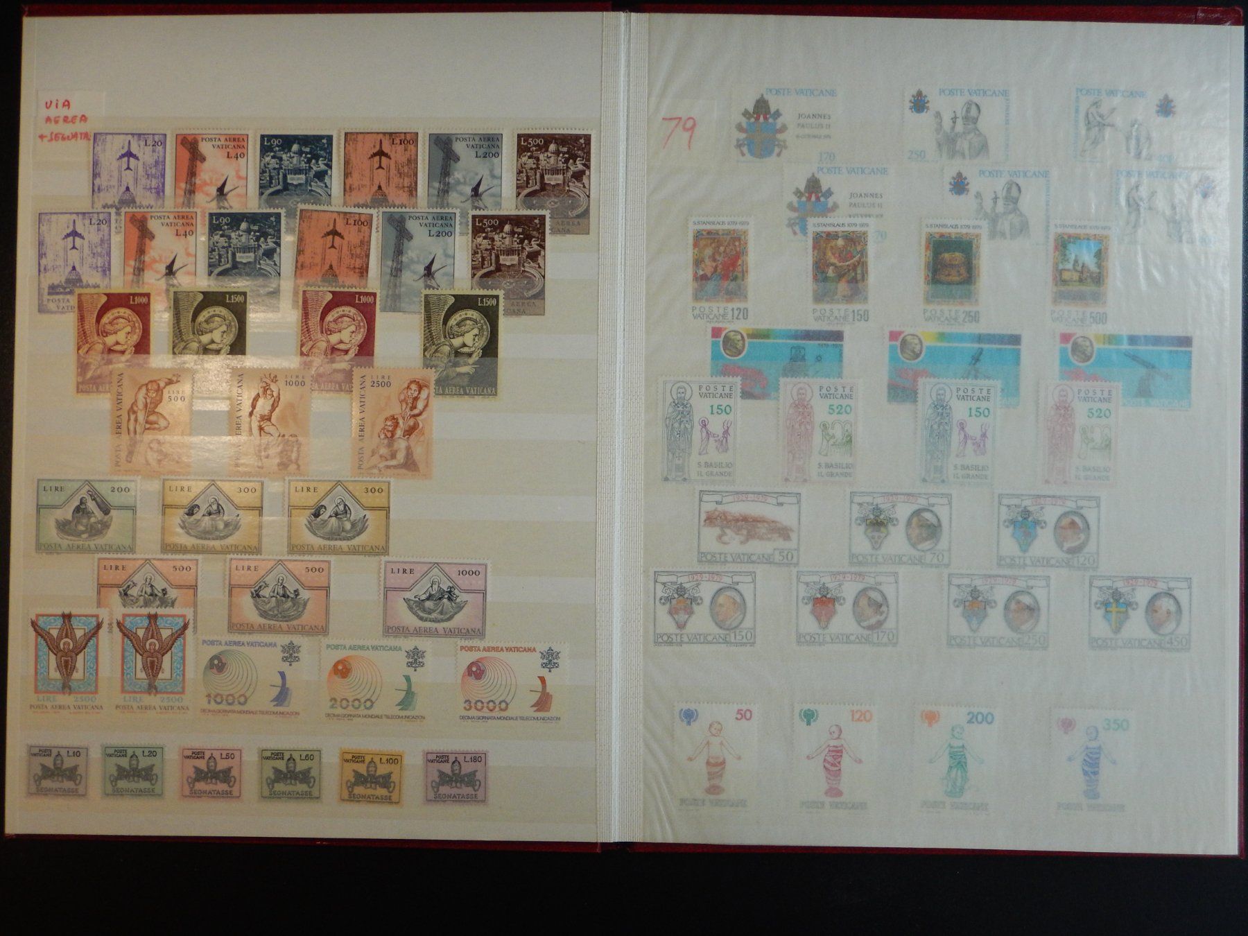 Tutti i francobolli: Vatikan Sammlung 1972-1986 ** – Usato da Zürich venduto da Muehlekauf 4