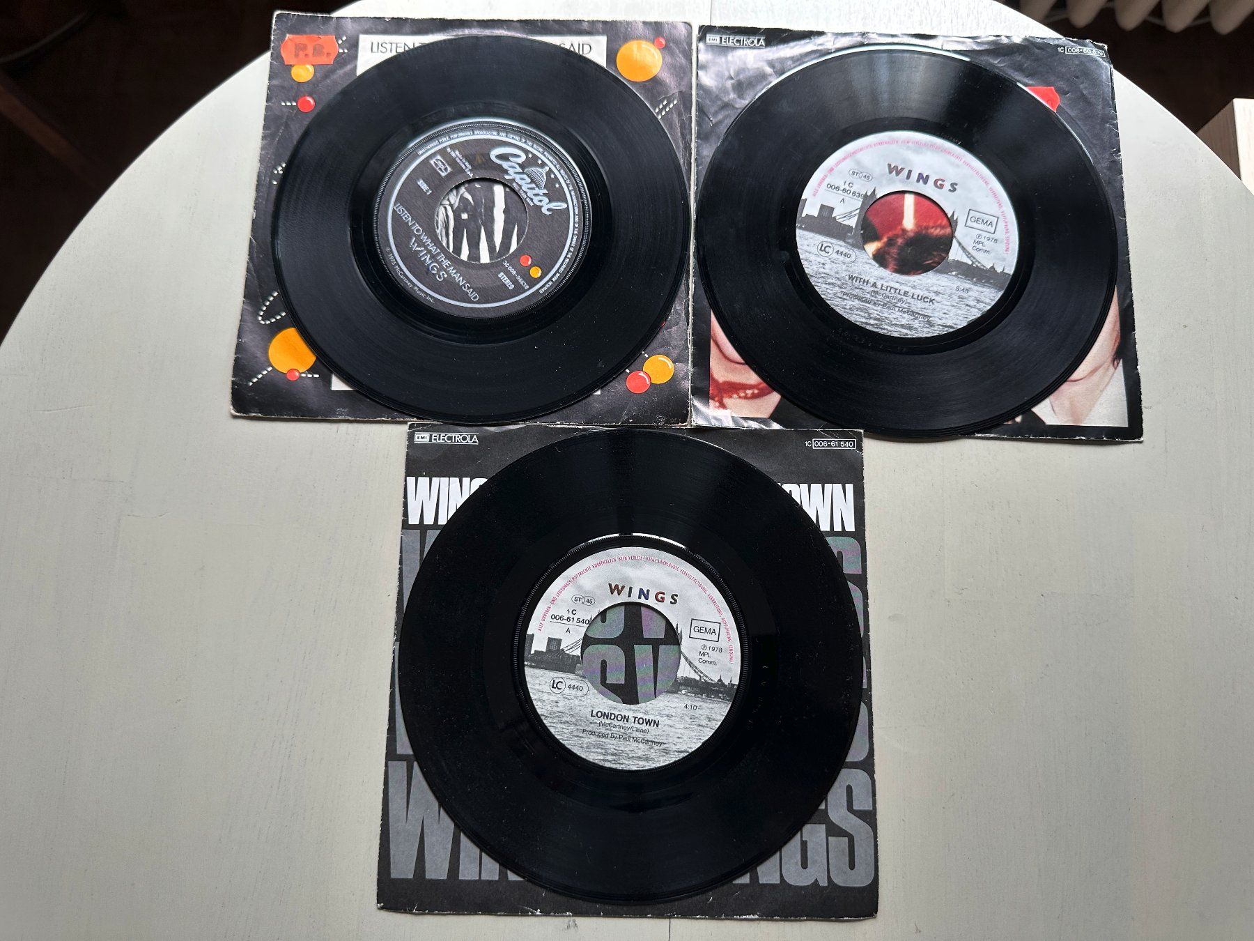 Schallplatten: PAUL MCCARTNEY WINGS BEATLES rare Singles Hit Kult differnt – Gebraucht aus Basel von Partridge 2