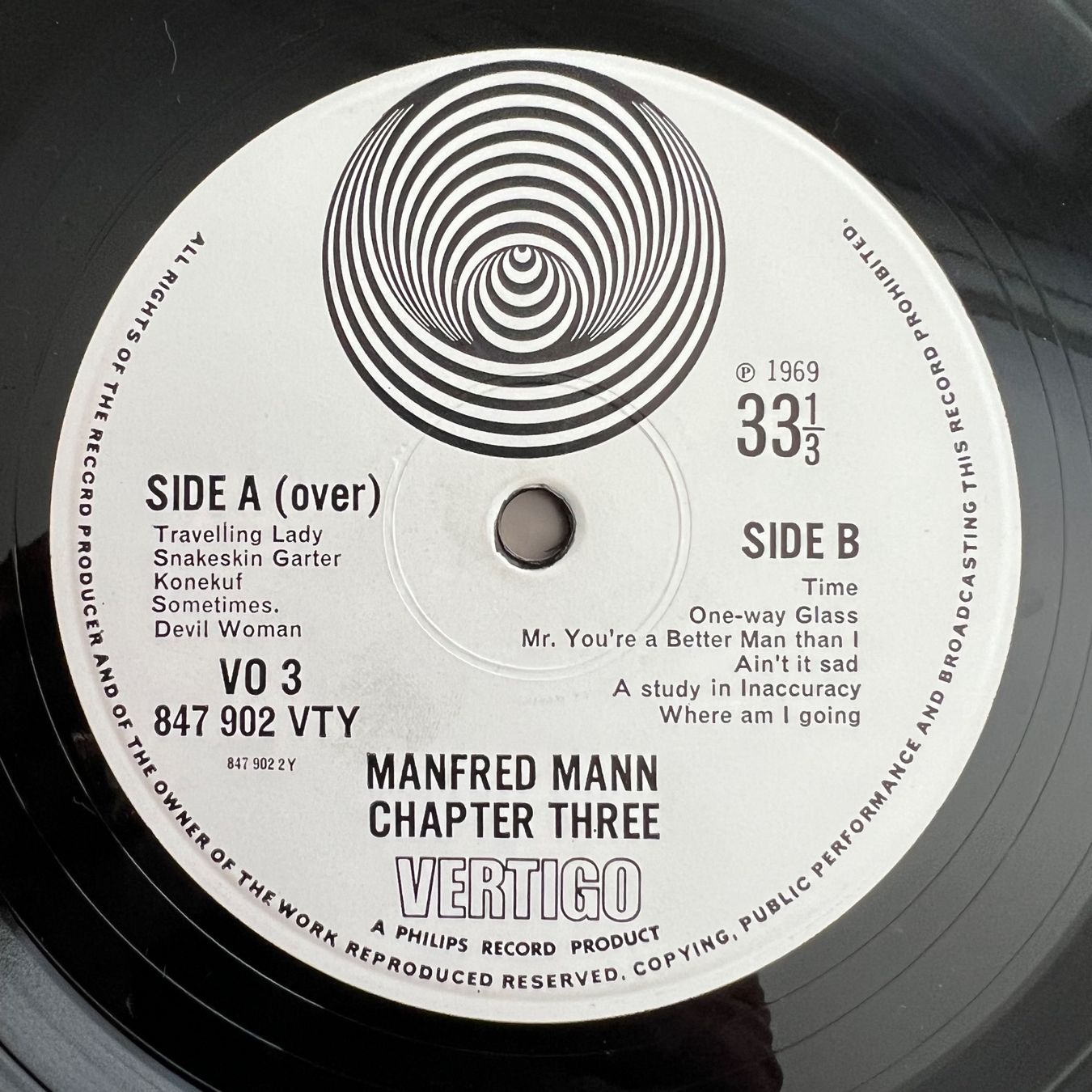 Dischi in vinile: Manfred Mann Chapter Three - Same / 1. UK-Press. 1969 – Usato da Gais venduto da soundcave57 5