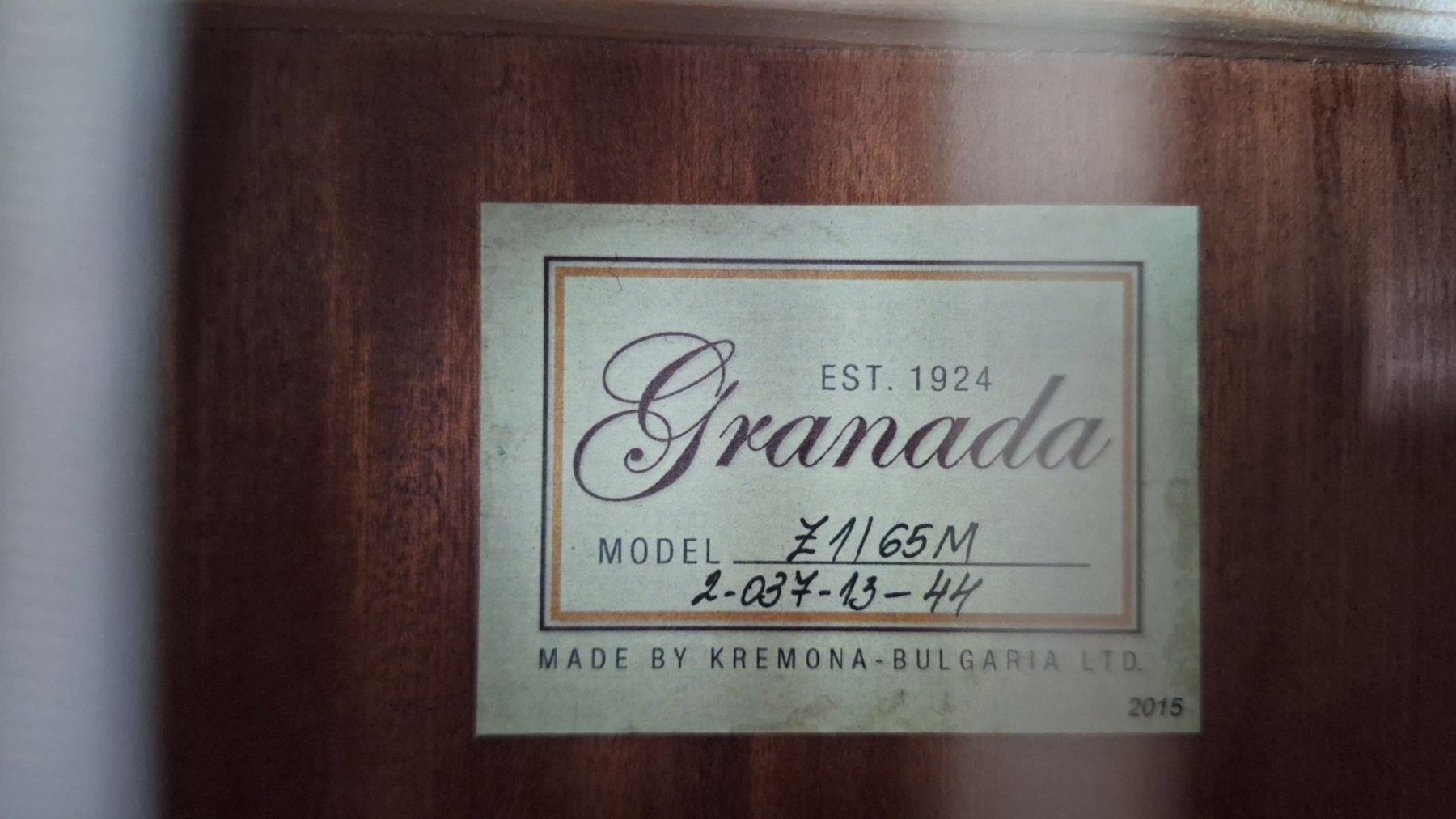 Strumenti musicali: Granada Konzertgitarre 4/4 super Zustand – Usato da Netstal venduto da korbi42