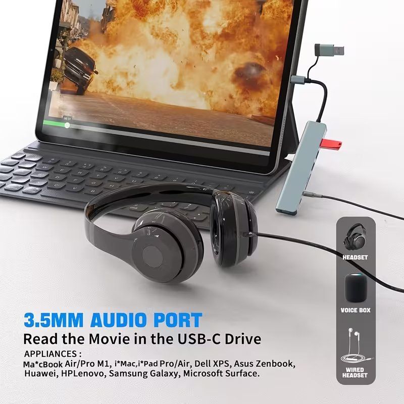Docking station: USB & Type-C Port 8-in-1, Multi-Functional Docking Station – Nuovo e nell'imballaggio originale da Amden venduto da muben_ge98 3
