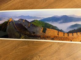 Panorama Bild "Chinesische Mauer", ungebraucht, Top!