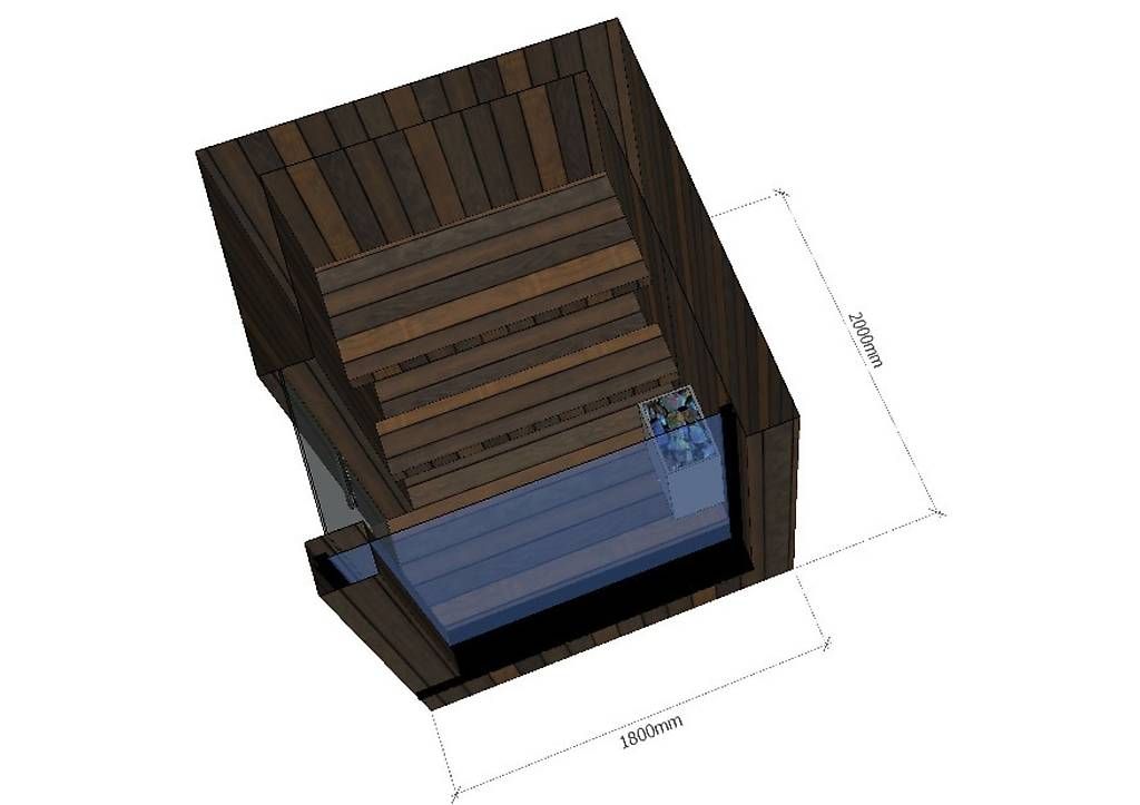 Sauna & Accessori: EPIC Sauna Mini / L046 – Usato da St. Gallen venduto da Spa_at_Home911 4