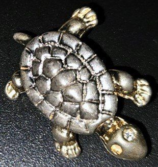 TOVINANNA Schildkröte Brosche Damen - Metall Anstecknadel Mit Strass