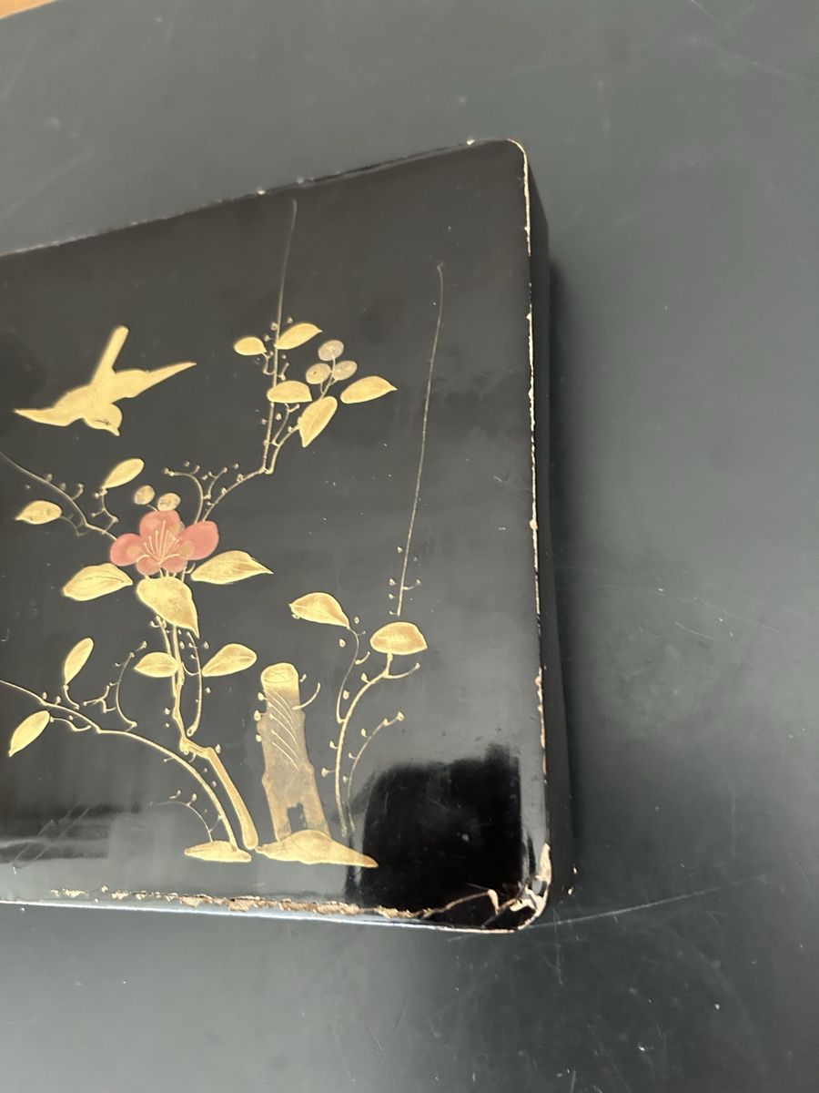 Tutte le decorazioni: Antike japanische Lacquered Box / um 1890 – Usato da Zumikon venduto da tuna007 2