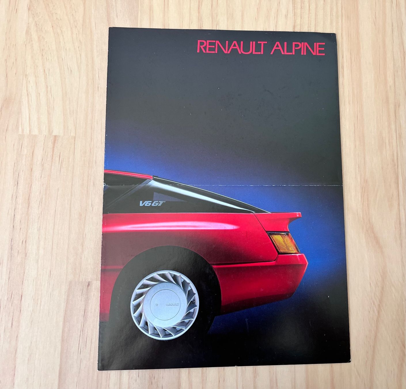 Renault Documenti: RENAULT Alpine V6 GT Faltprospekt – Usato da Münchenbuchsee venduto da Volver64