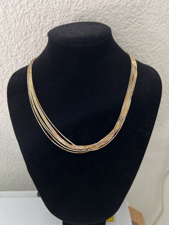 BONNYBIRD Edelstahl Ketten Set - Glieder- & Schlangenkette In Silber, Gold, Roségold