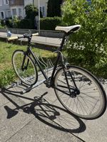 Fixie / Single Speed Velo 28” – schwarzer Stahlrahmen