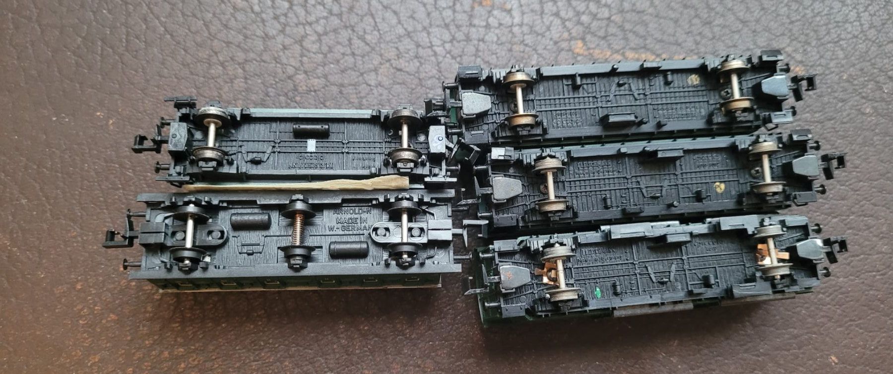 Modellini di ferrovie: Set von 5 Wagons, Spur N – Usato da Perlen venduto da AhvidEvG 1