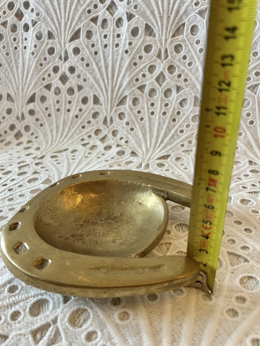 Aschenbecher: Schwerer Messing Aschenbecher Art Deko 700 Gram – Gebraucht aus Frenkendorf von Only1 7