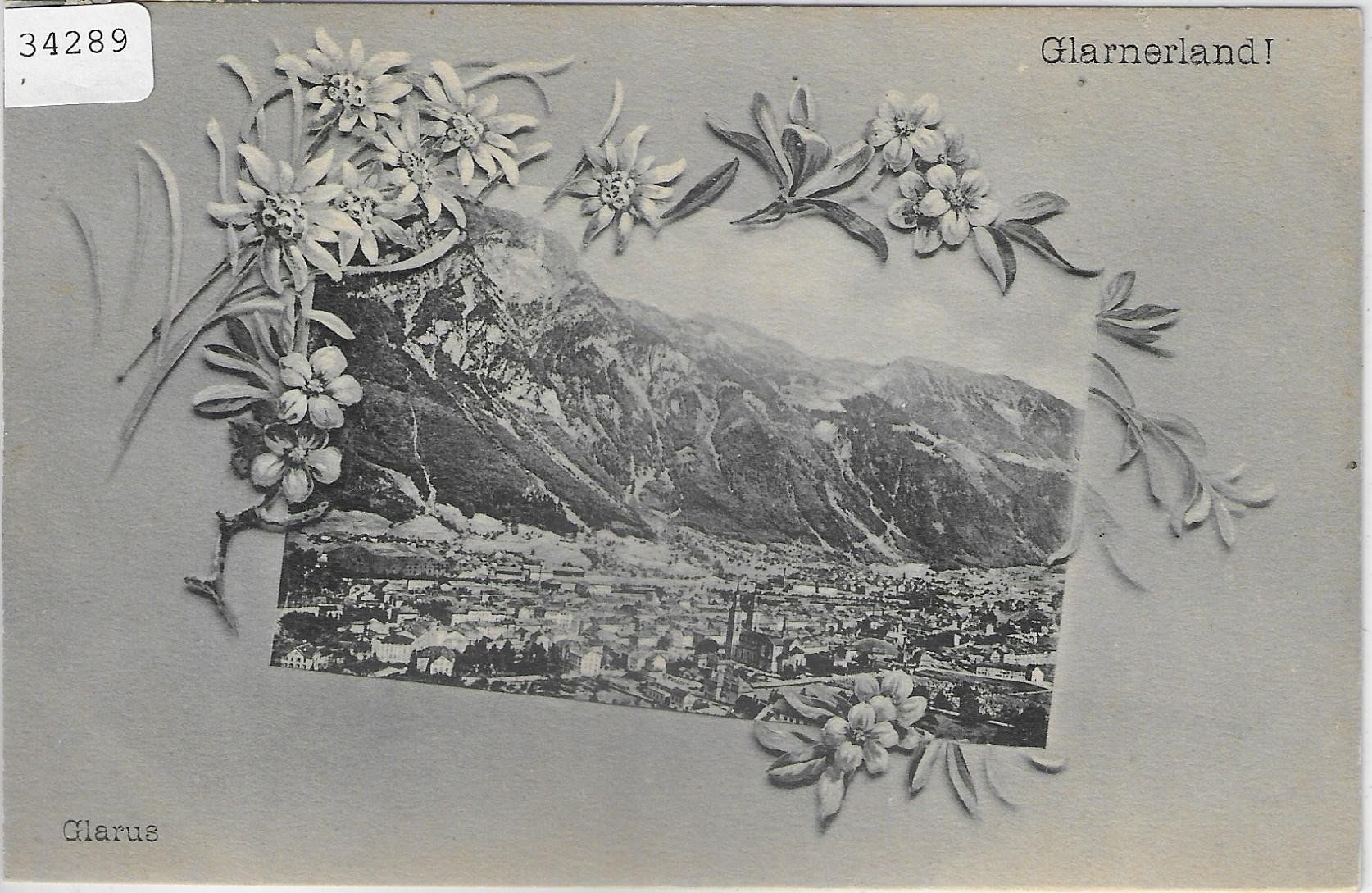 Cartes postales: Glarus - Glarnerland - Edelweiss – D'occasion à Ettingen par Kartenplanet