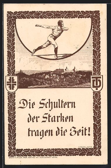 Ansichtskarten: Gotha, Westthüringer Gauturnfest 1921 - – Gebraucht aus Berlin von bartko-reher