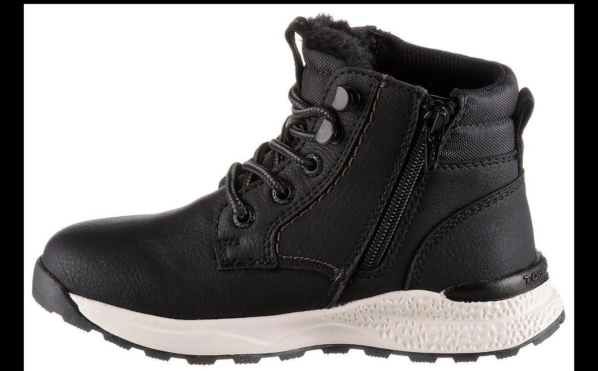 Tom Tailor Scarpe per ragazzi: TOM TAILOR Winterstiefel mit weich abgepolstertem Schaftrand – Usato da Bassersdorf venduto da Michix2 1