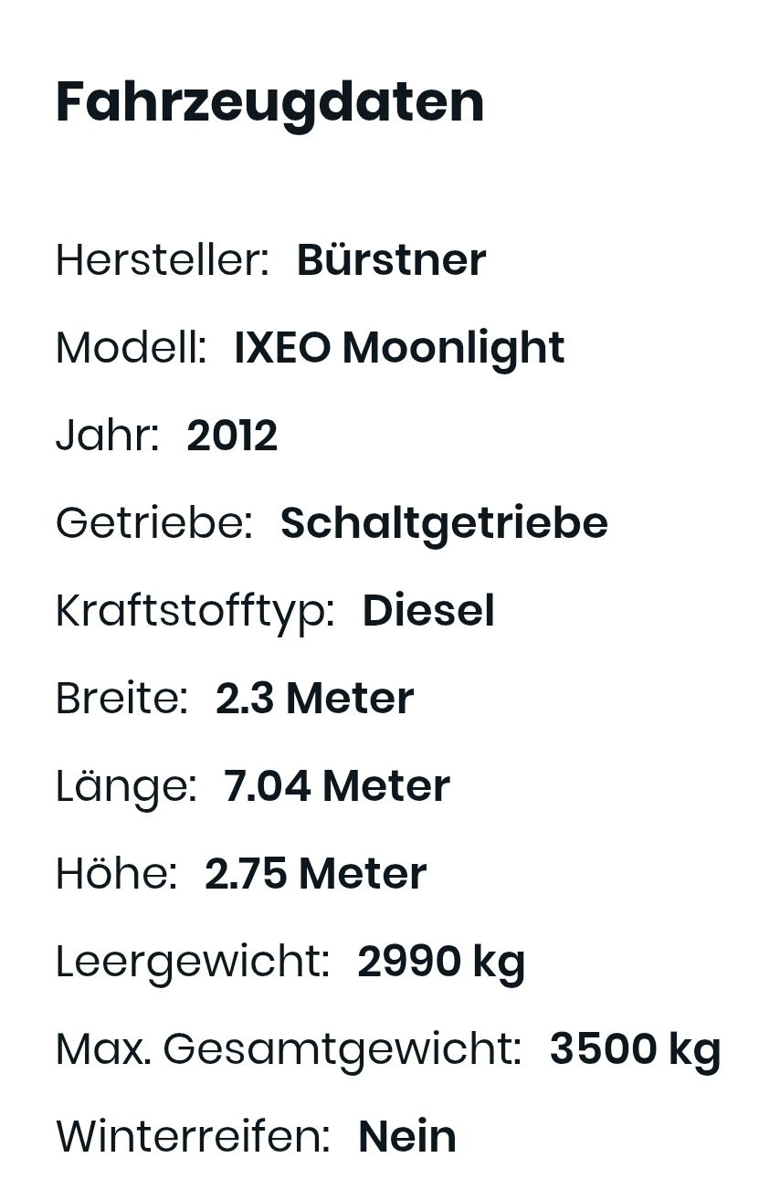 Mobile-home: Wohnmobil Fiat Ducato Bürstner – D'occasion à Schinznach Bad par mei_j5dm 1