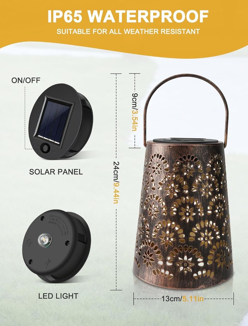 Lanterne: 2x Solar Gartenlaternen mit Musterlicht – Nuovo e nell'imballaggio originale da Nuglar venduto da SaleRitter 6