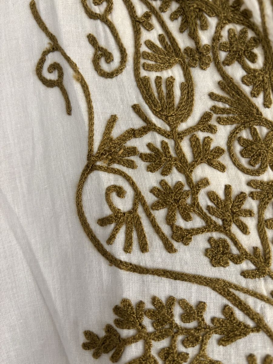 Camicette: DAY Boho Bluse bestickt Baumwolle Gr. 38 beige – Usato da Zürich venduto da divewhites01 7