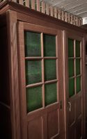 antiker Schrank, Massivholz
