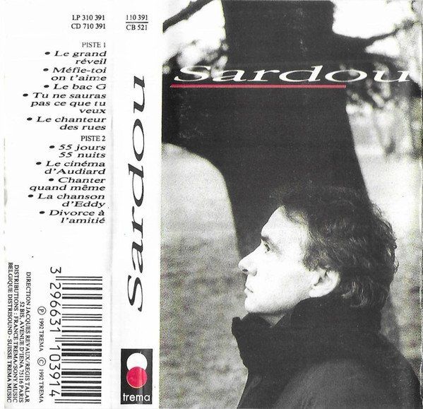 Musicassette: CASSETTE MICHEL SARDOU - CHANSONS – Usato da PORRENTRTUY venduto da RABAIS_SPORT 1