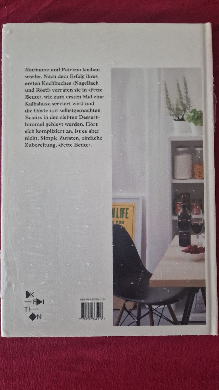 Libri: Kochbuch "Fette Beute" - Küchenperlen – Nuovo e nell'imballaggio originale da Zürich venduto da Gabced 1