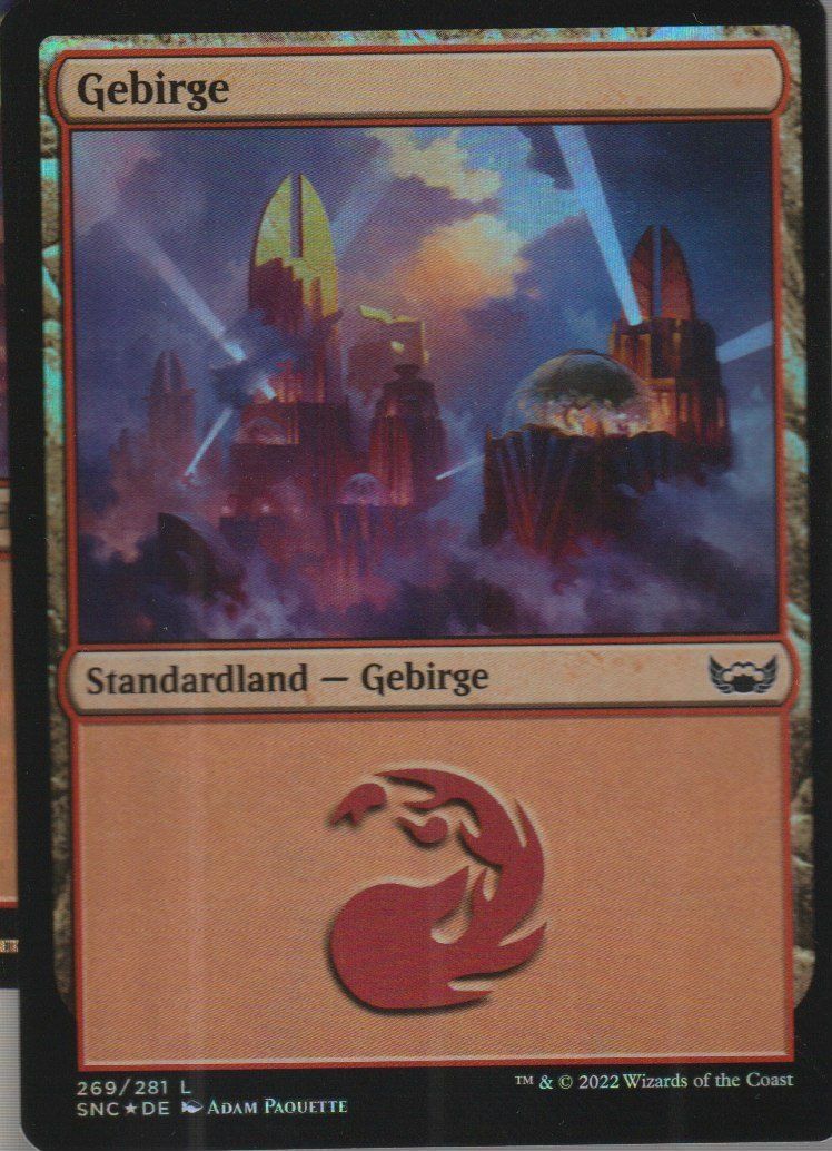 Magic The Gathering Sammelbilder & Trading cards: MTG Magic The Gathering De SNC BASIC LANDS 269 FOIL  Gebirge – Neu (gemäss Beschreibung) aus Vezia von Aquarius_Age