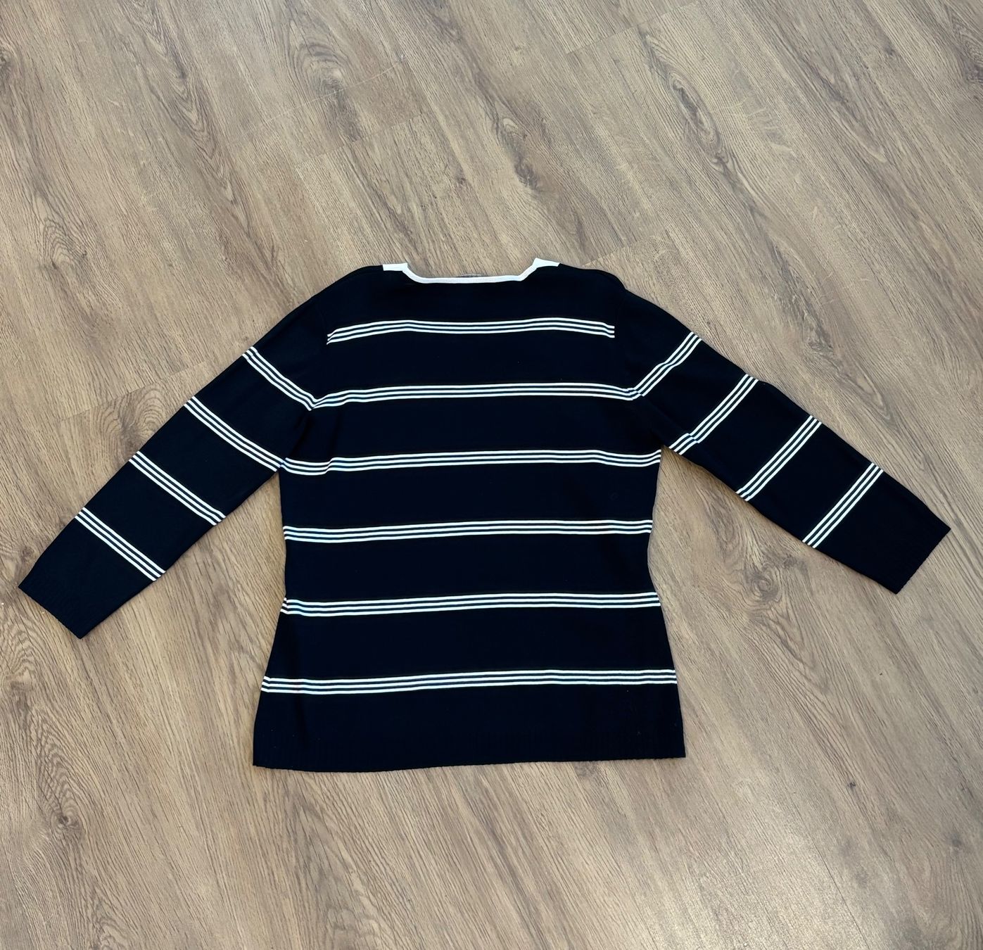 Pullover & Sweatshirts: gestreifter Pullover elegant - Bianca - Gr. M/40 – Neu (gemäss Beschreibung) aus Brügg BE von doppelrittberger 3