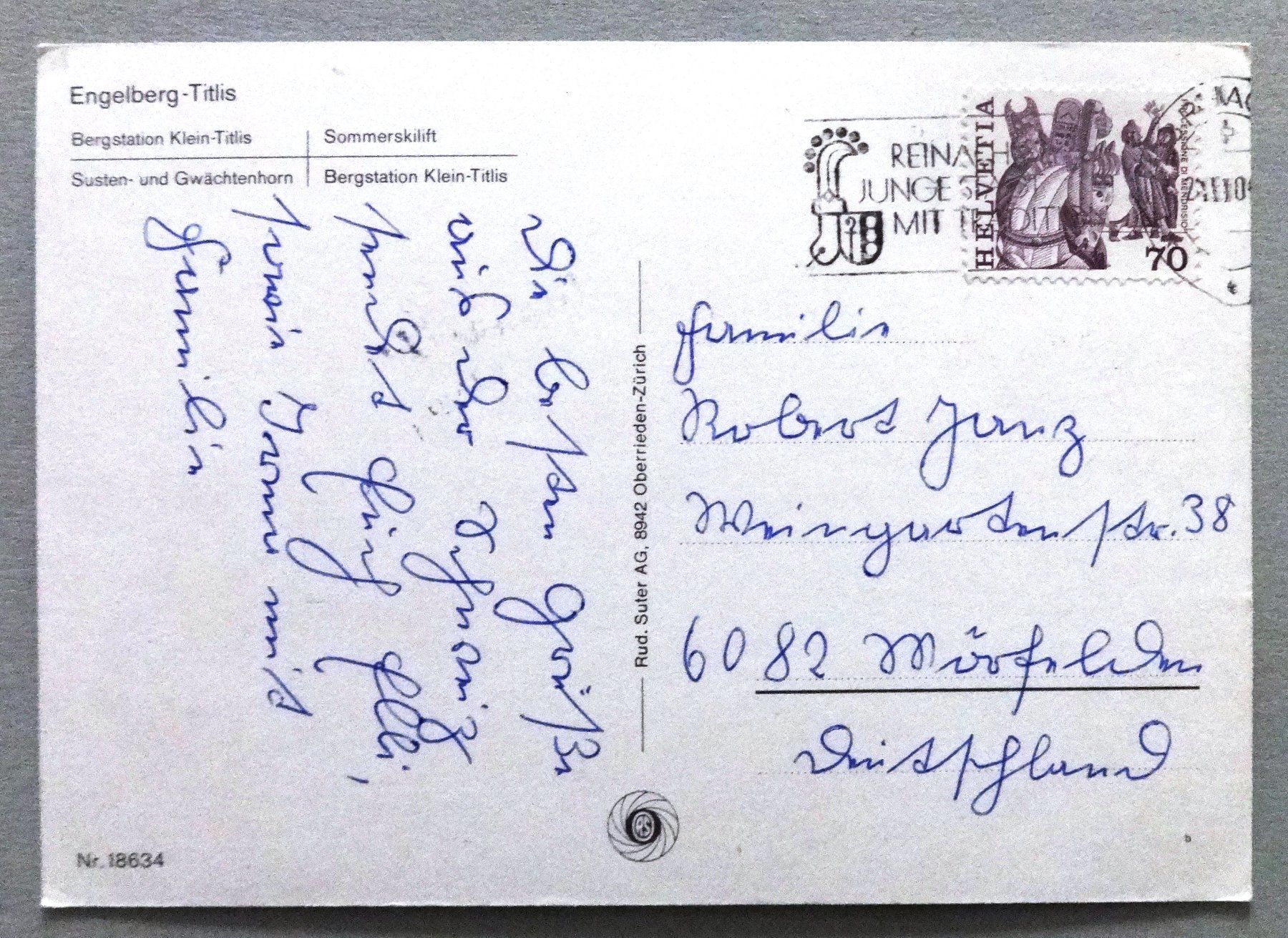 Cartes postales: Engelberg - Titlis – D'occasion à Fétigny par Billy2miny 1