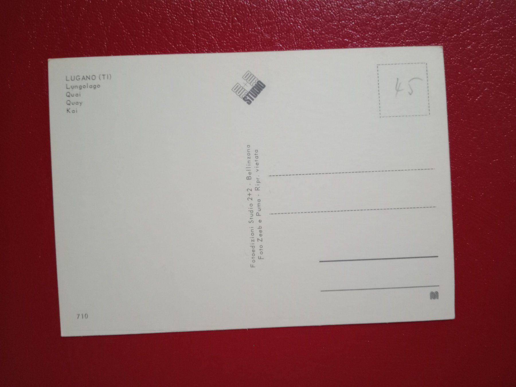 Cartoline postali: AK Lugano Tessin Lungolago – Usato da Küttigen venduto da Melisch1000 1