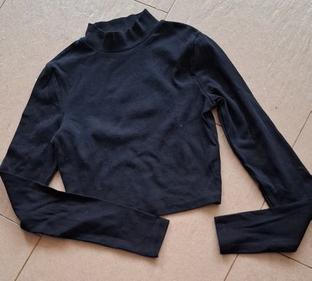 T-shirt langarm schwarz Grösse SX von Tally Weijl
