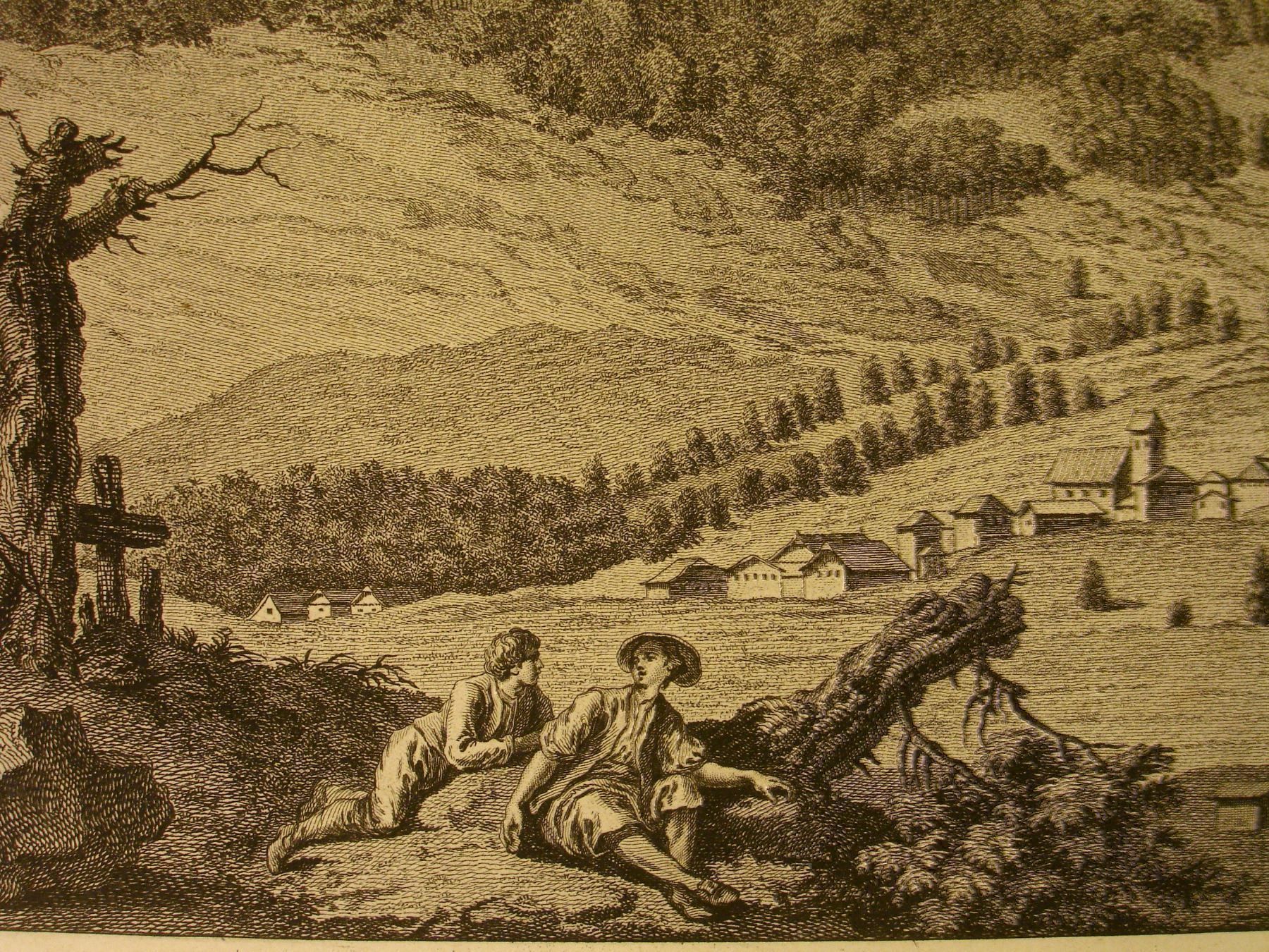 Incisioni: LEUK, KUPFERSTICH 1788 – Usato da Grüningen venduto da Kartensammler 2