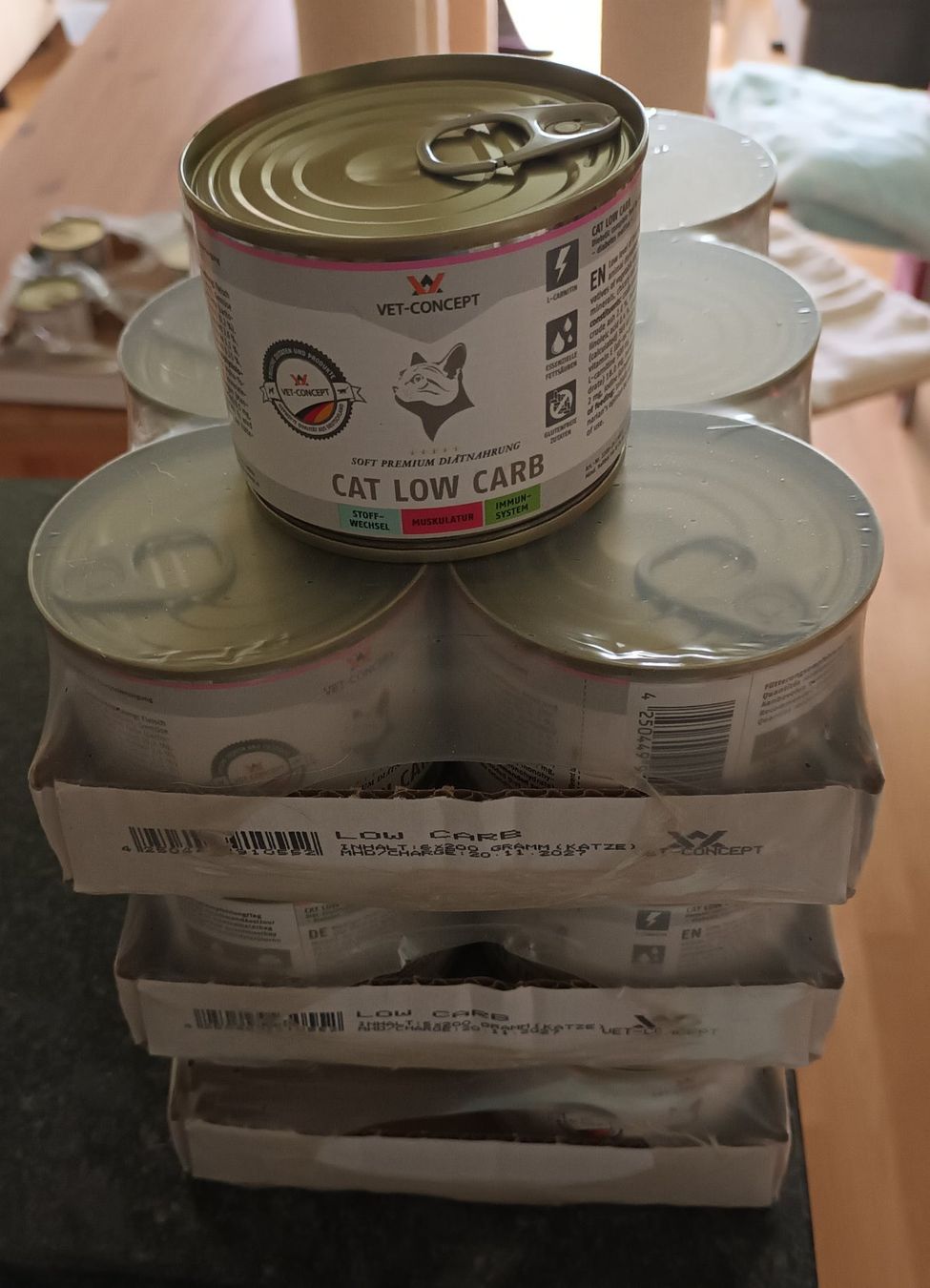 Futter: Katzenfutter Vetconcept Diabetes Low carb Nassuftter – Neu und originalverpackt aus Bäretswil von Ancipitia