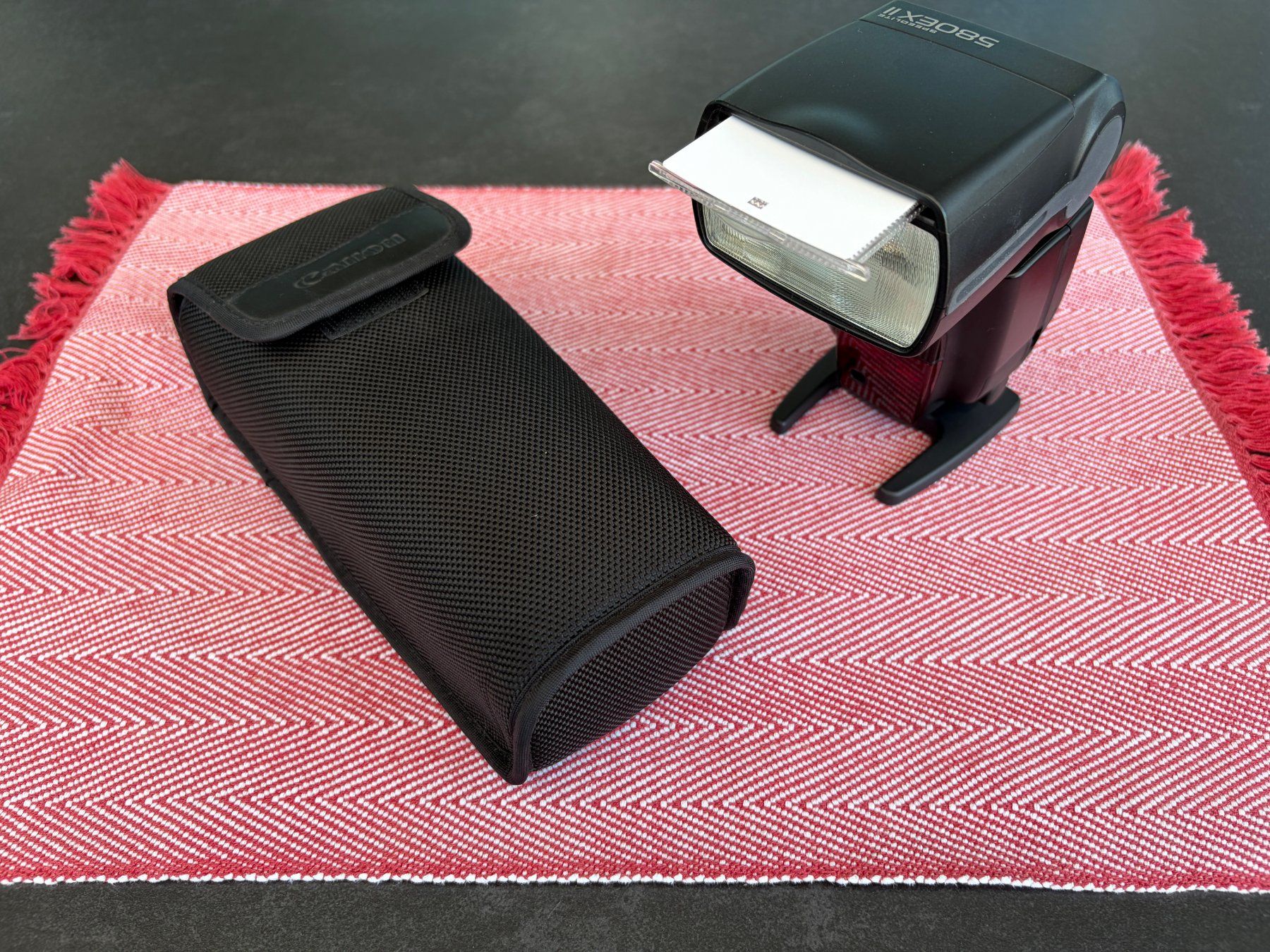 Canon Flash: Canon Speedlite 580EX II Blitzgerät mit Schutztasche – Usato da Wädenswil venduto da BEF55